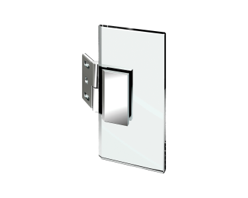 Winkelverbinder Glas-Wand 135°